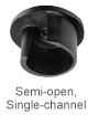 Semi-open,Single-channel