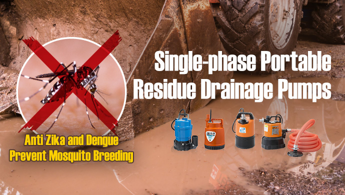 Single-phase Portable Residue Drainage Pumps